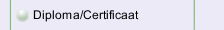 Diploma/Certificaat